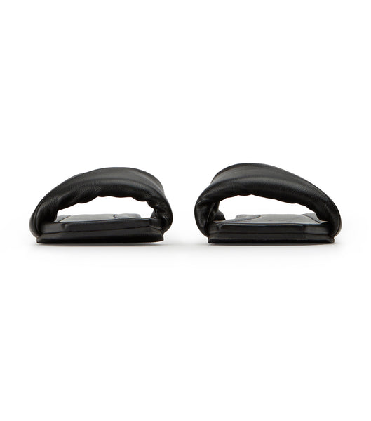 Tony Bianco Echo Black Nappa 1.5cm Sandaler Svarta | ESEHC50852