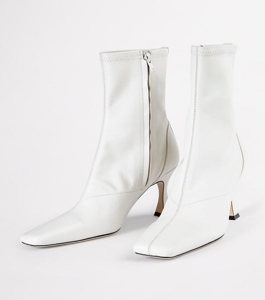 Tony Bianco Fomo Dove Nappa 8cm Stilettstövlar Vita | GSEEC23193