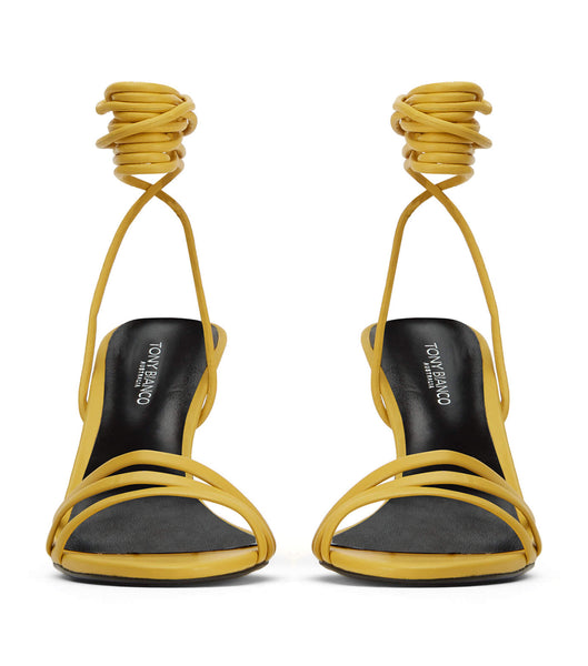 Tony Bianco Hailee Desert Nappa 8.5cm Stilettklackar Gula | GSEEC24574