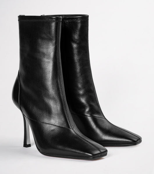 Tony Bianco Halsey Black Como 10.5cm Lackstövlar Svarta | SSENY65134