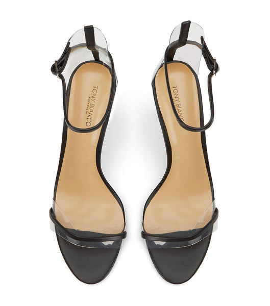 Tony Bianco Houston Black Capretto 8.5cm Evenemangsklackar Svarta | ASEWC76436