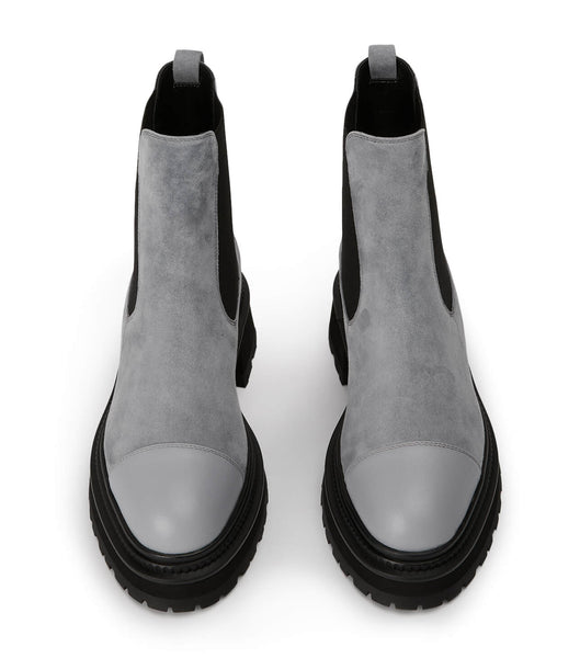 Tony Bianco Hurricane Steel Grey Mocka 5.5cm Ankelboots Grå | SSEVO66317