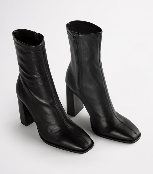 Tony Bianco Ines Black Como 10cm Ankelboots Svarta | SEXBR22483