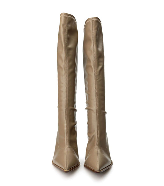 Tony Bianco Knight Piazza Venezia 9.5cm Lackstövlar Gula | SEQAV16395