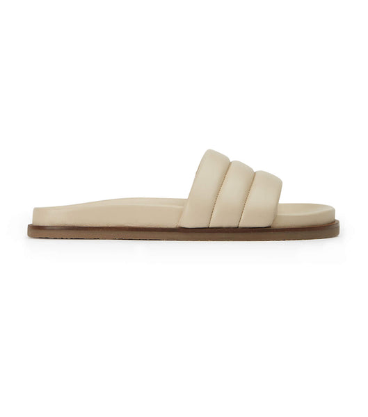 Tony Bianco Lucas Vanilla Nappa 1.5cm Fotbäddar Ljusgula | SECVG26836