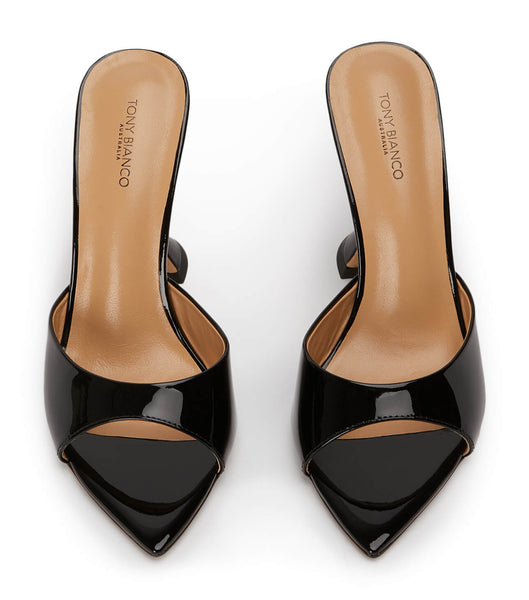Tony Bianco Marcel Black Lack 10.5cm Brudklackar Svarta | SEDFL19836
