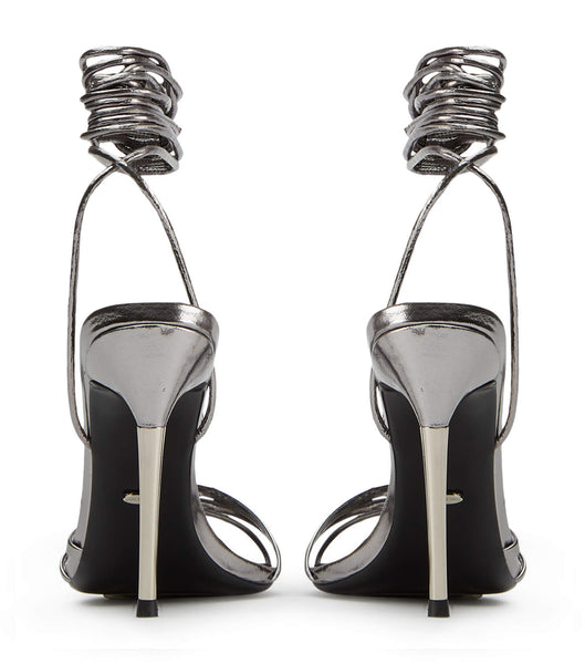 Tony Bianco Mavis Gunmetal Glimmer 10.5cm Brudklackar Grå | DSEKV80557