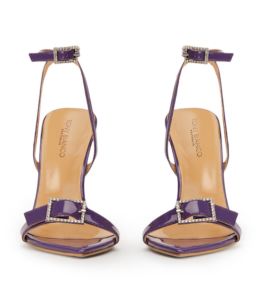 Tony Bianco Mopsy Orchid Lack 10.5cm Bling klackar Lila | SEICD74086
