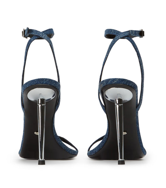 Tony Bianco Myra Blue Denim 10.5cm Bling klackar Blå | BSESO16631