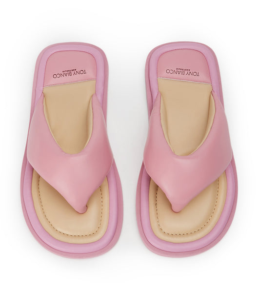 Tony Bianco Nikki Musk Nappa Stringsandaler Rosa | TSEPQ34447