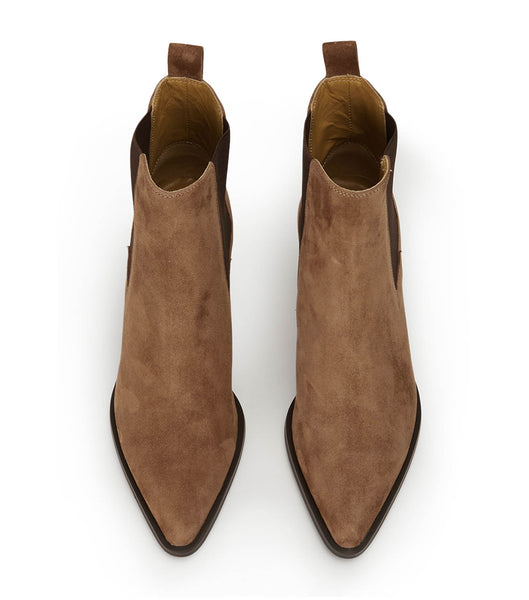Tony Bianco Piston Saddle Mocka 7.5cm Lackstövlar Bruna | PSEQX65233