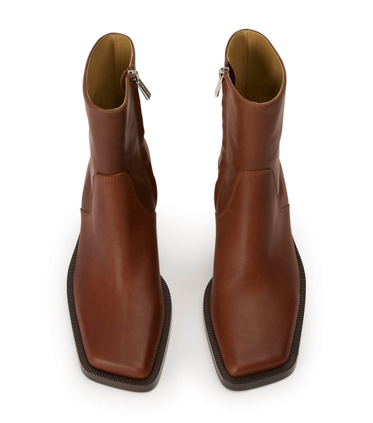 Tony Bianco Prince Cognac 8cm Ankelboots Bruna | DSEKV68165