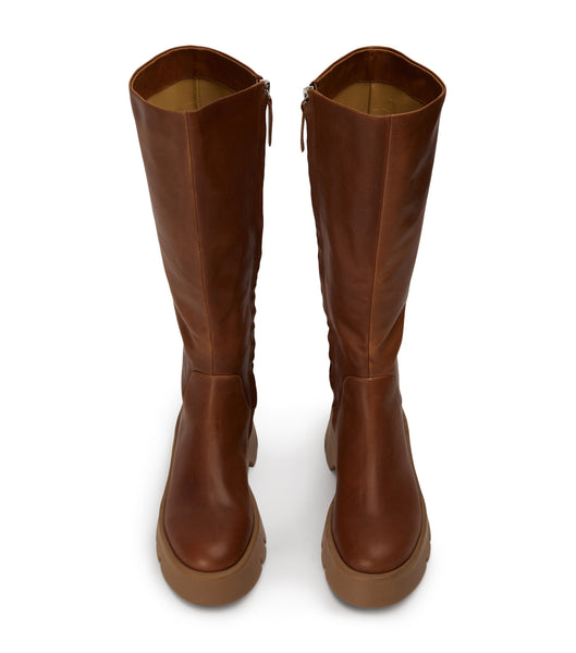 Tony Bianco Rage Cognac 5.5cm Stridsstövlar Bruna | ASEWC40737