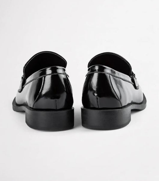Tony Bianco Rebecca Black Hi Shine 2.5cm Loafers Svarta | SEDFL49223