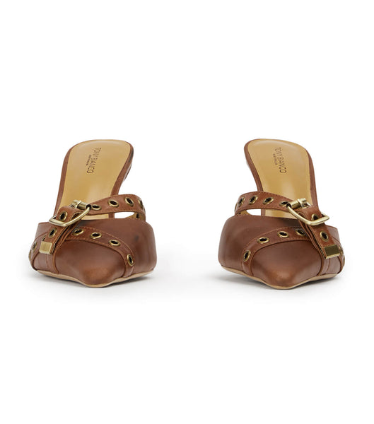 Tony Bianco Savoir Cognac 8cm Låga klackar Bruna | ESEHC95634