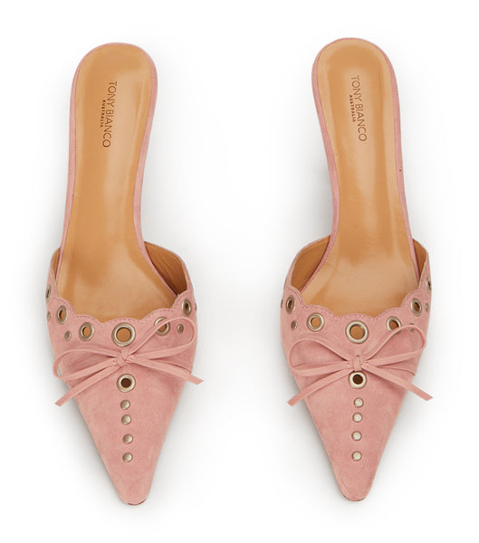 Tony Bianco Shae Blossom Mocka 8cm Court Skor Rosa | SEDYB15110