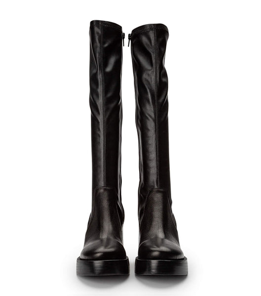 Tony Bianco Tibby Black Venice/Black Venezia 9cm Stretchstövlar Svarta | SEXBR86851