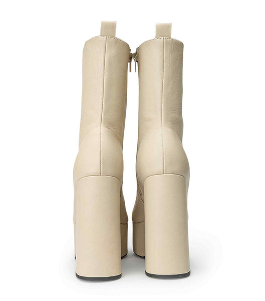 Tony Bianco Tyra Vanilla Venice 12cm Lackstövlar Ljusgula | ASEWC86951