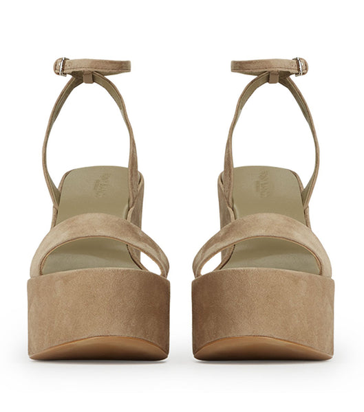 Tony Bianco Vesna Stone Mocka 13cm Platform Skor Grå | FSEUI18131