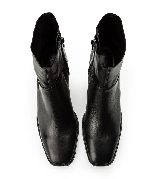 Tony Bianco Witney Black Venice 6.5cm Lackstövlar Svarta | SEQAV48560