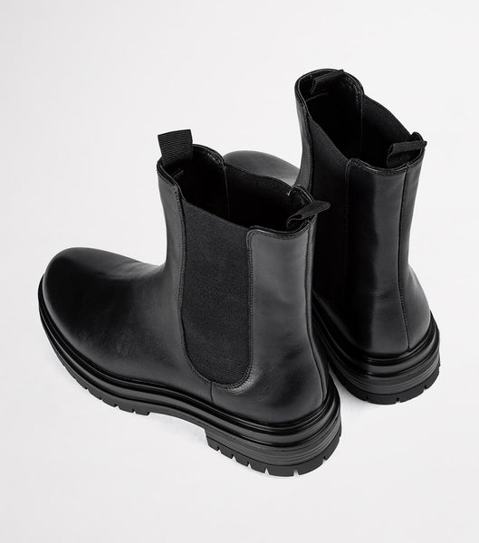 Tony Bianco Wolfe Black Como 4.5cm Ankelboots Svarta | BSESO50497