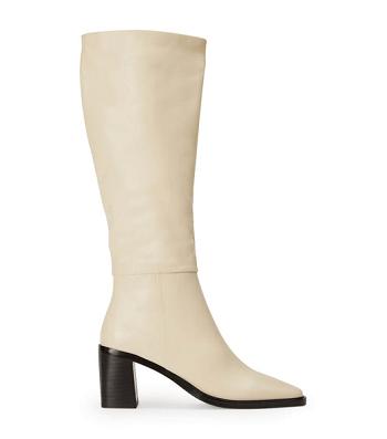 Tony Bianco Darby Ecru Venice 7.5cm Mid Calf Boots Vita | SSENY42116